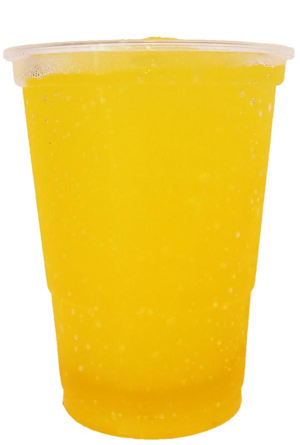 Slush Eis Sirup Zitrone